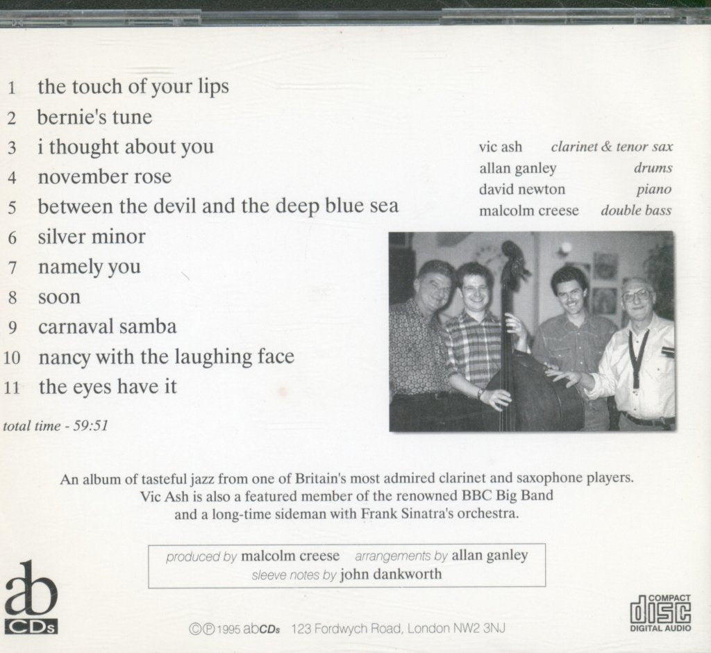 Vic Ash Quartet - Eyes Have It - Cd