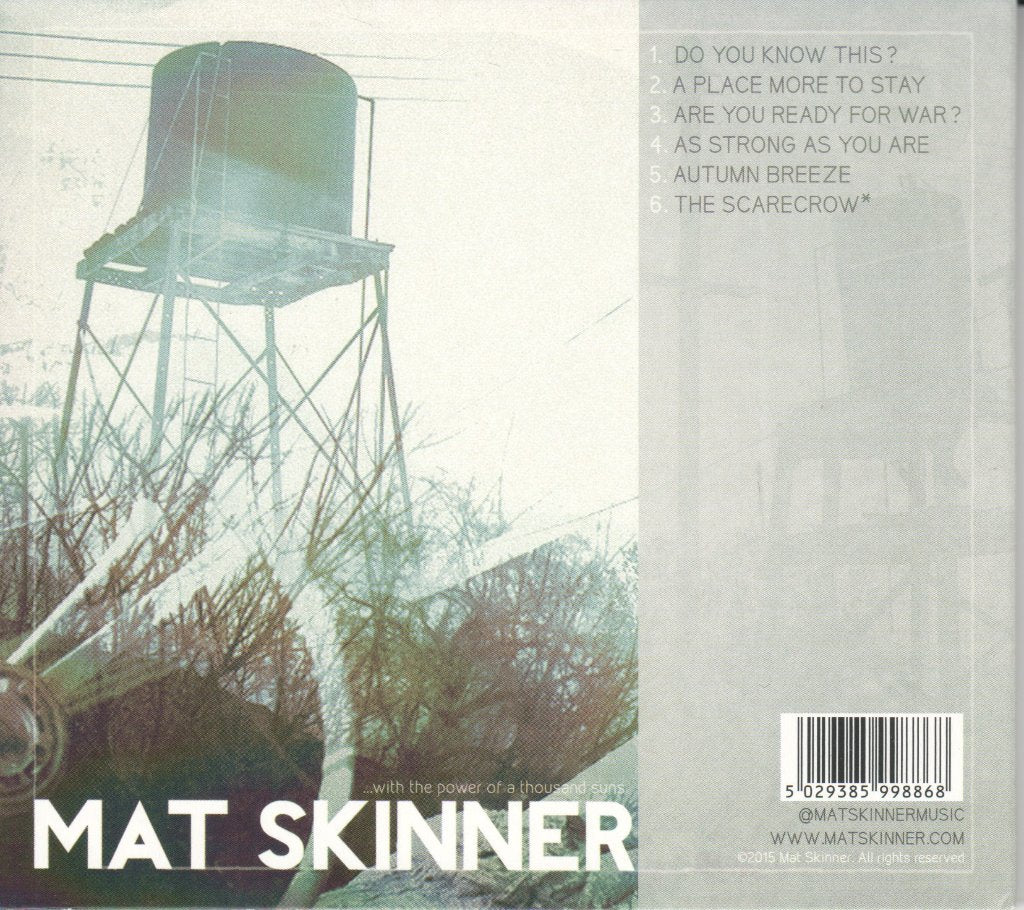 Mat Skinner - With The Power Of A Thousand Suns - Cd