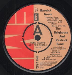 Brighouse And Rastrick Band - Barwick Green - 7 Inch