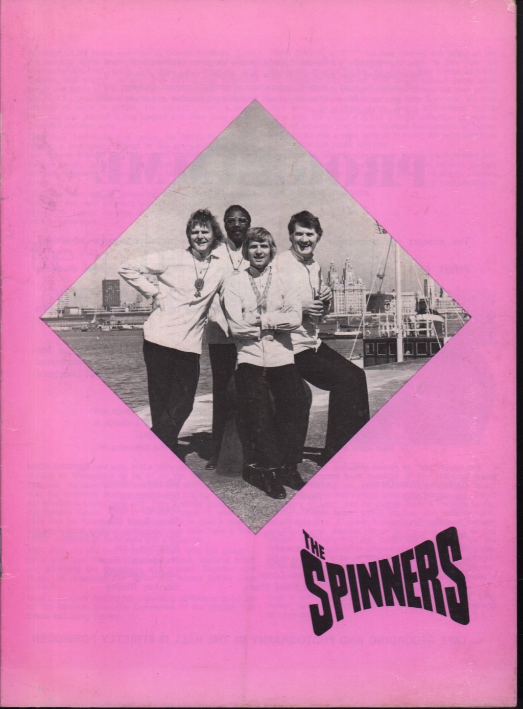Spinners (Folk Group) - All Day Singing - Tour Programme