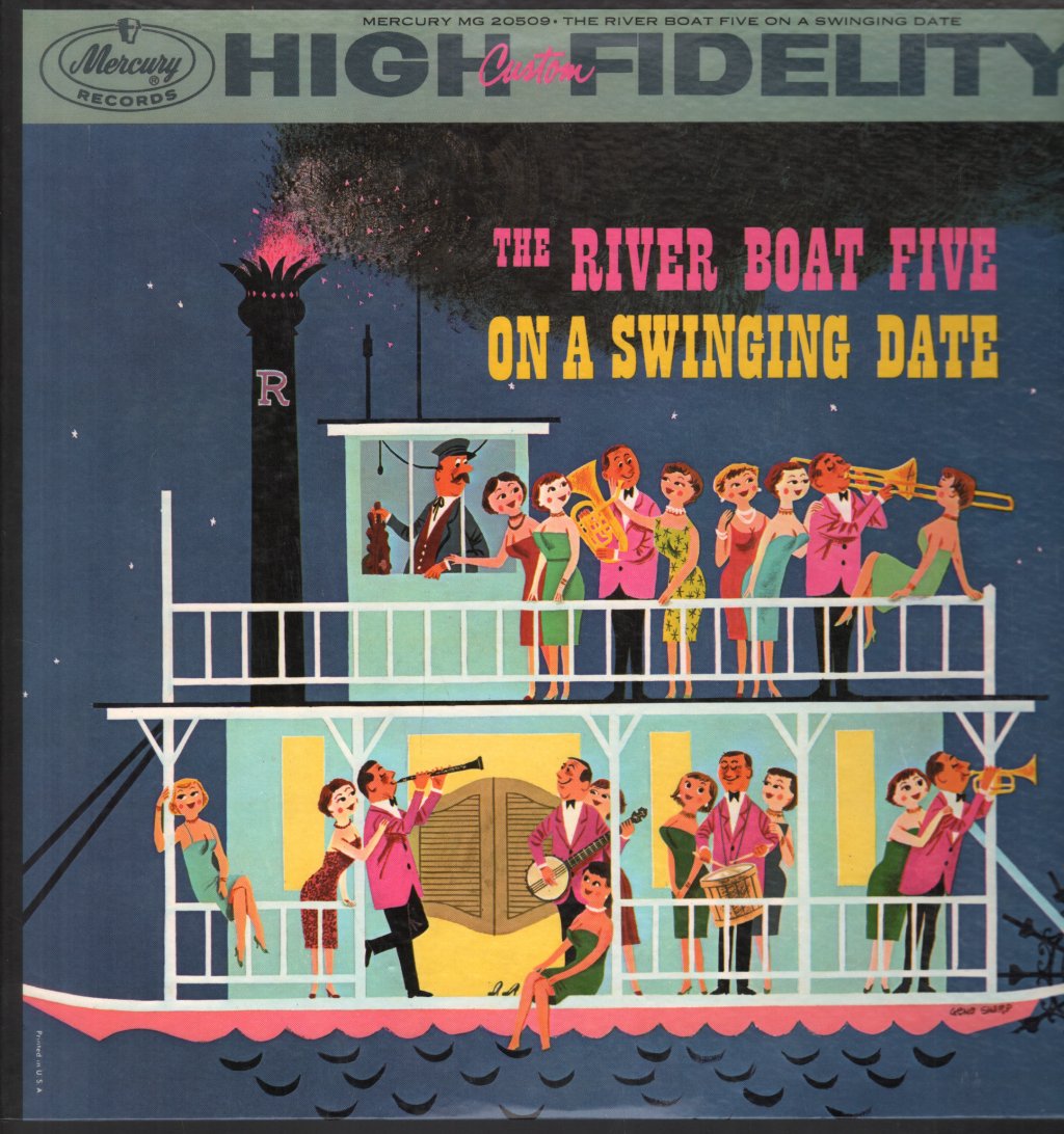 River Boat Five - On A Swinging Date - Lp