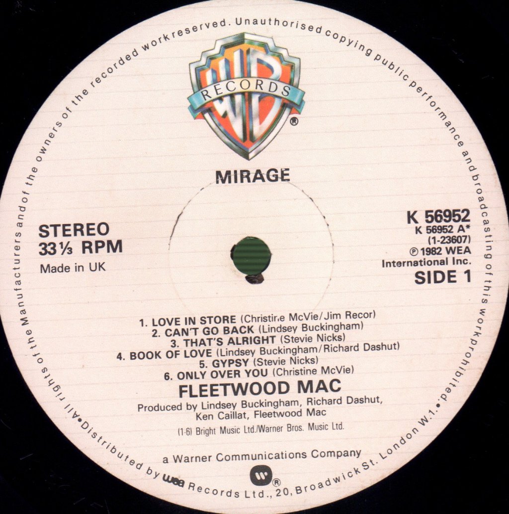 Fleetwood Mac - Mirage - Lp
