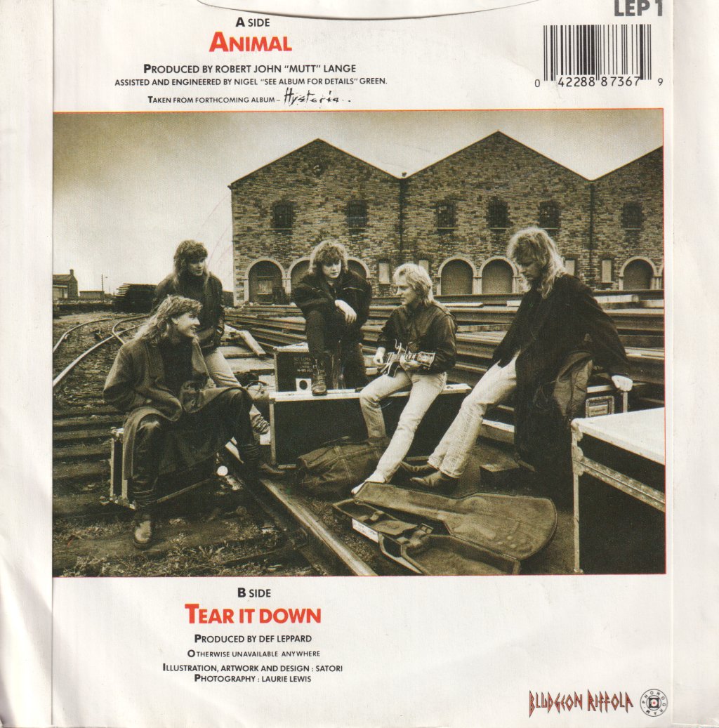 Def Leppard - Animal - 7 Inch