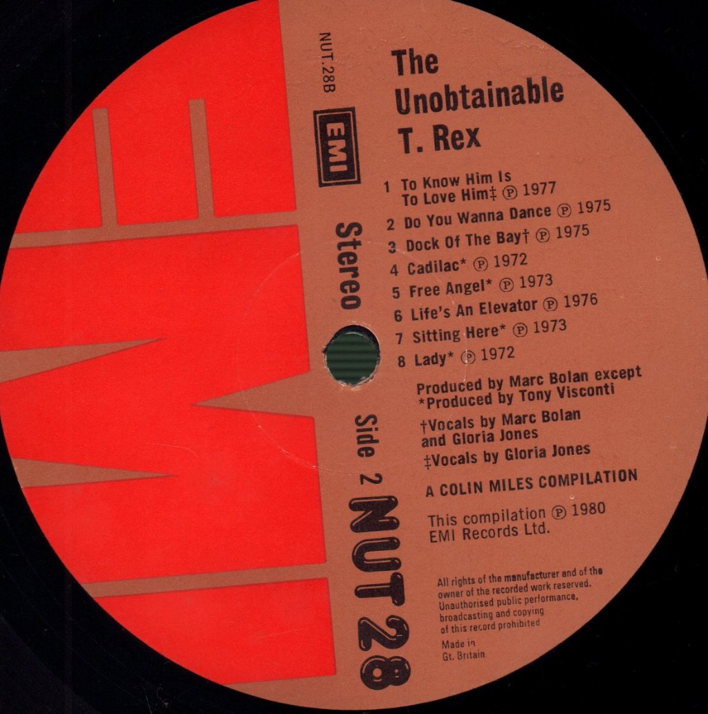 T. Rex - Unobtainable T. Rex - Lp