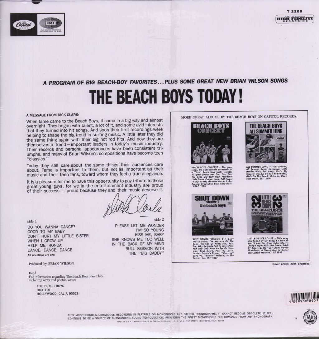 Beach Boys - Beach Boys Today! - Lp