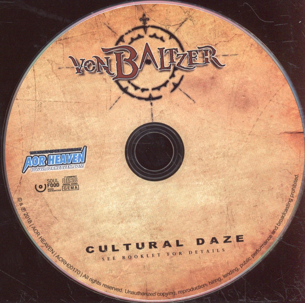 Von Baltzer - Cultural Daze - Cd