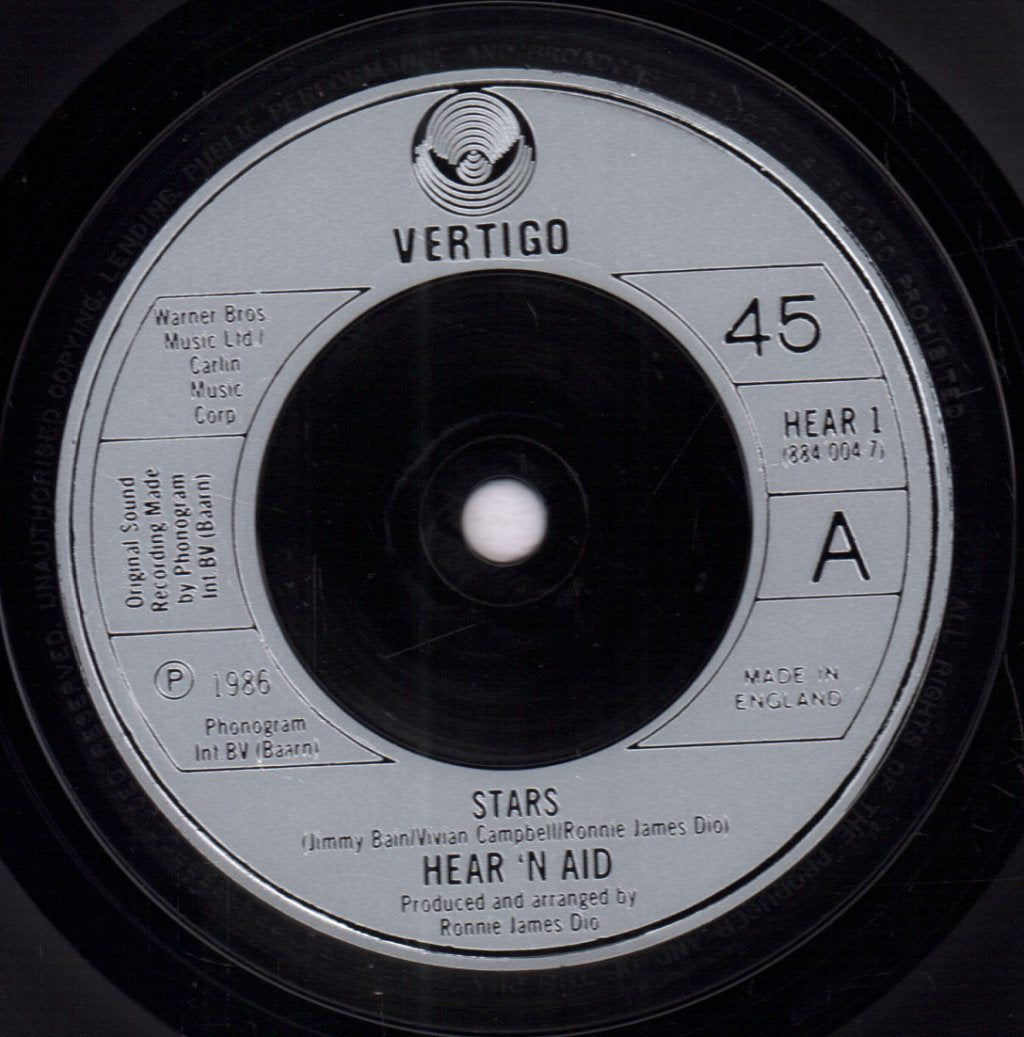 Hear 'N Aid - Stars - 7 Inch