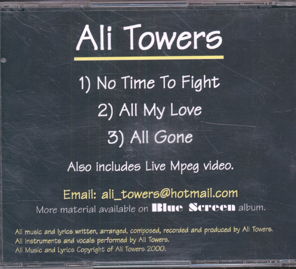 Ali Towers - Intro - Cdr