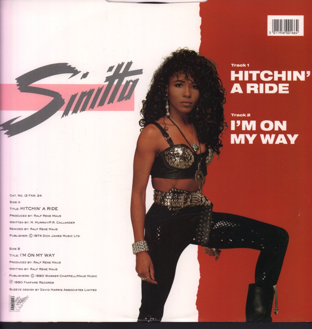 Sinitta - Hitchin' A Ride - 12 Inch