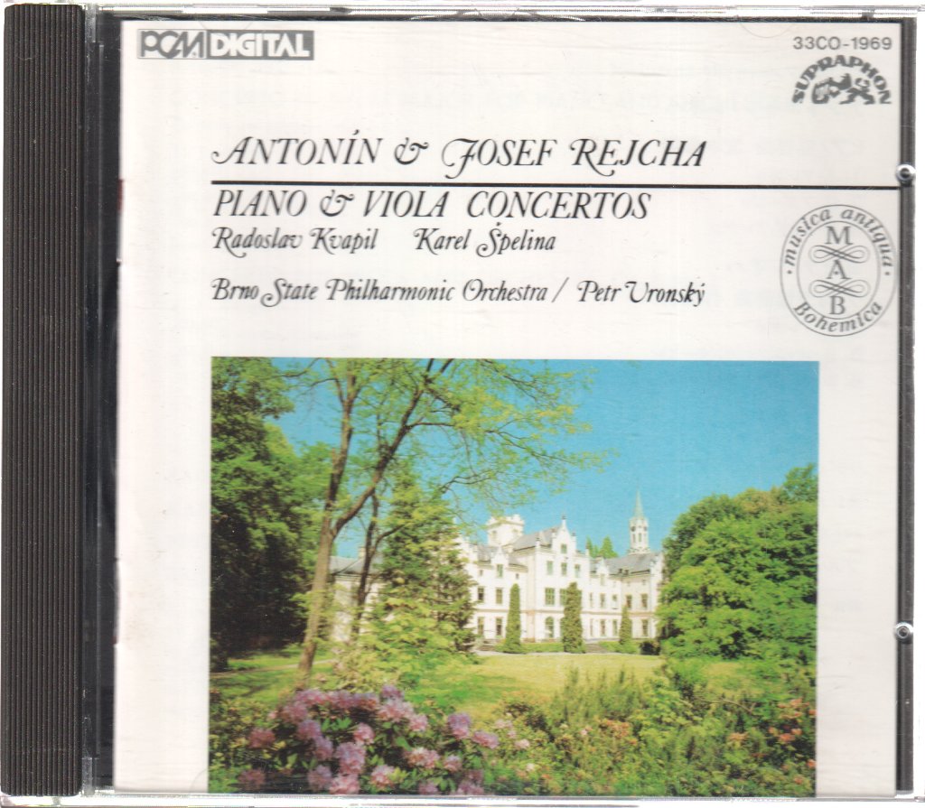 Radoslav Kvapil, Karel Špelina, Brno State Philharmonic Orchestra - Anton Reicha and Josef Rejcha - Piano & Viola Concertos - Cd