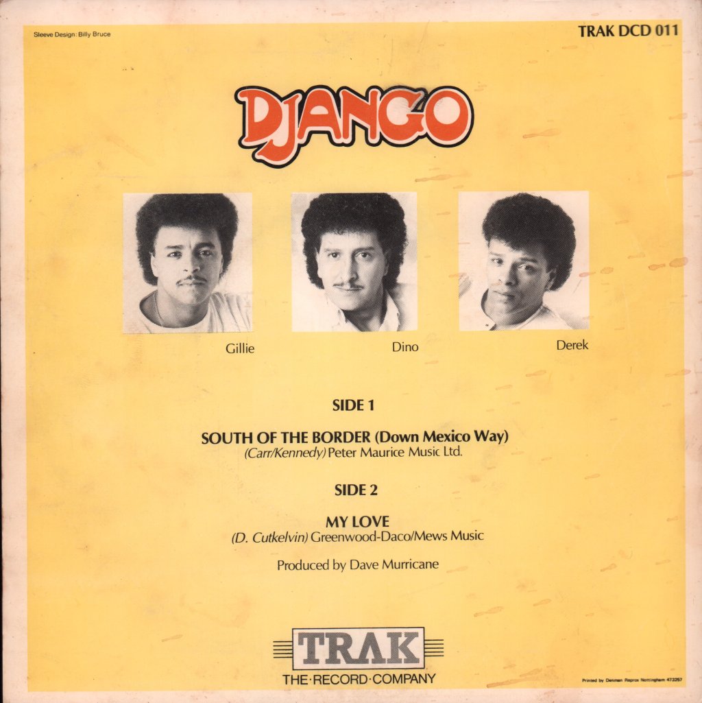 django - south of the border - 7 Inch
