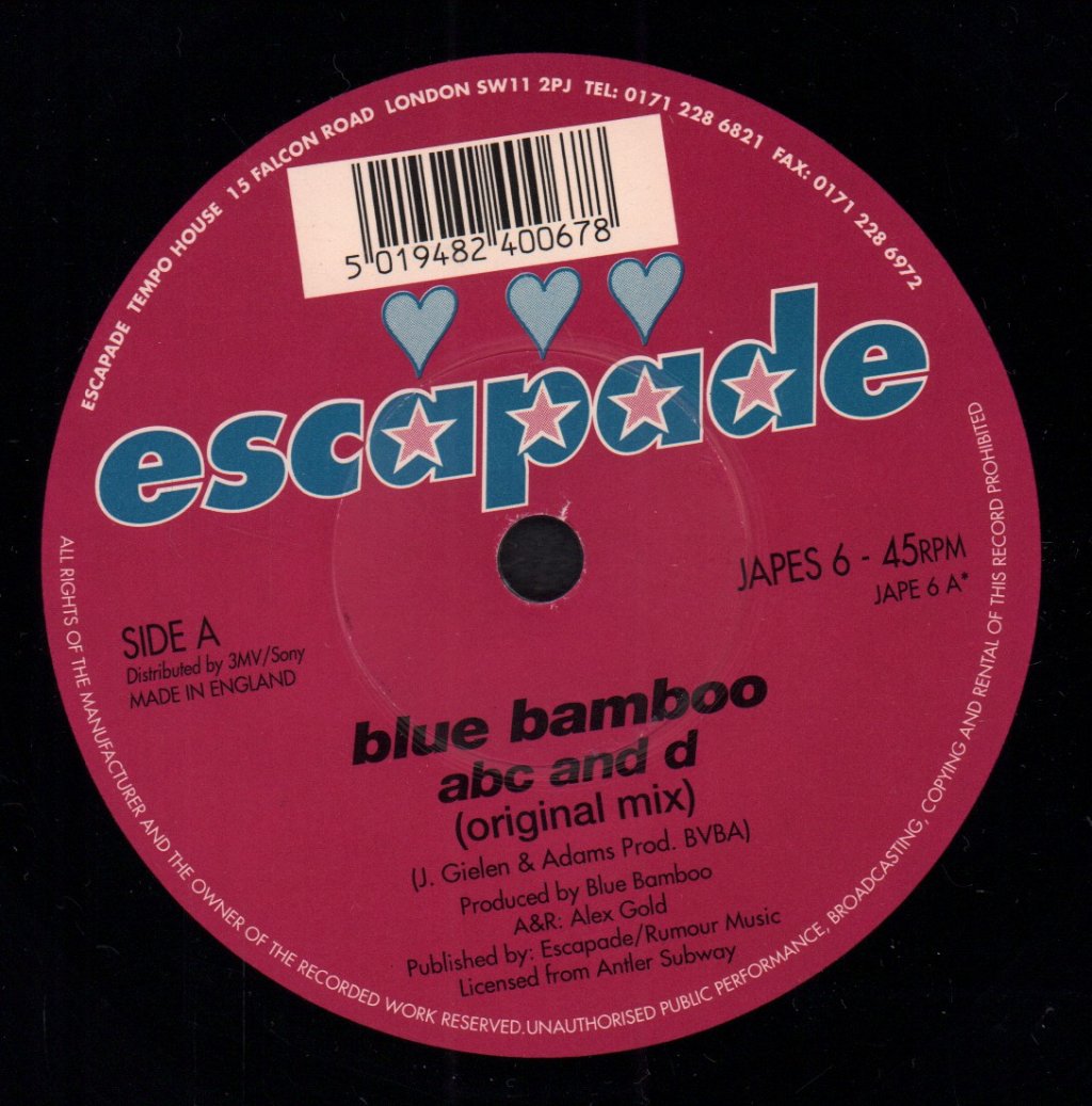 Blue Bamboo - Abc And D - 7 Inch