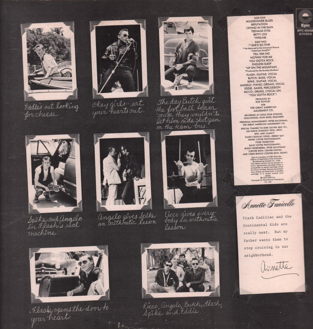Flash Cadillac And The Continental Kids - Flash Cadillac And The Continental Kids - Lp