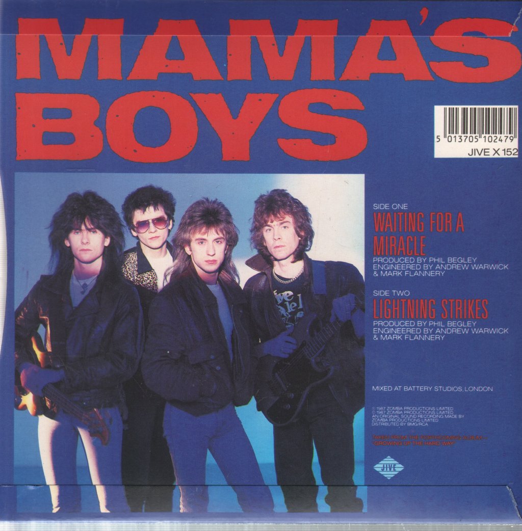 Mama's Boys - Waiting For A Miracle - 7 Inch