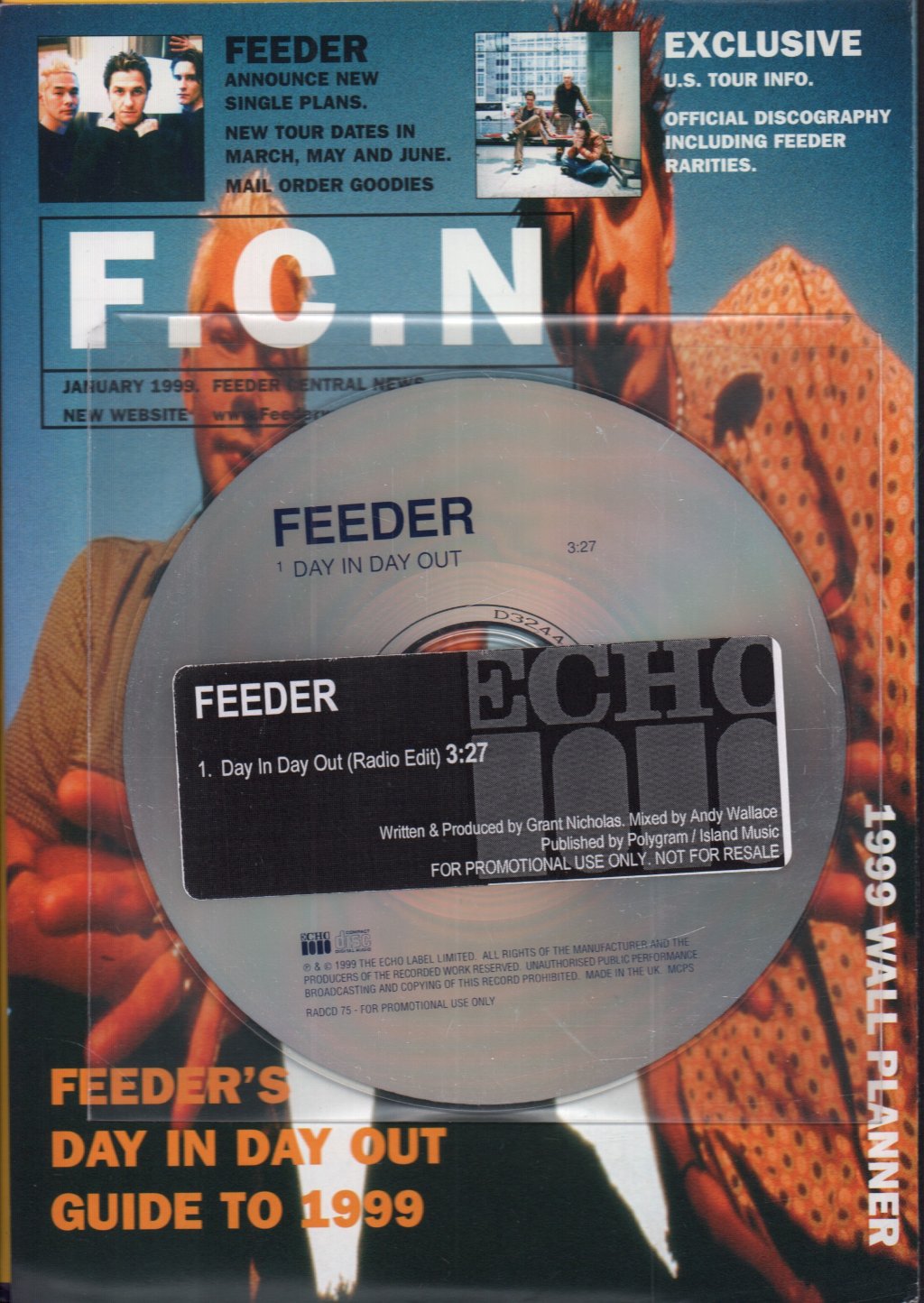 Feeder - Day In Day Out - Cd
