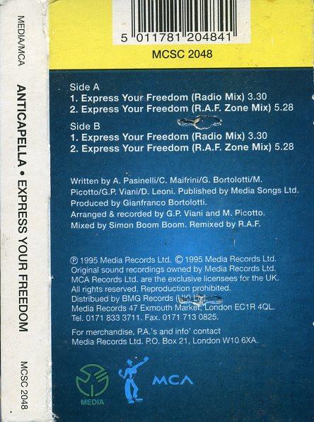 Anticappella - Express Your Freedom - Cassette