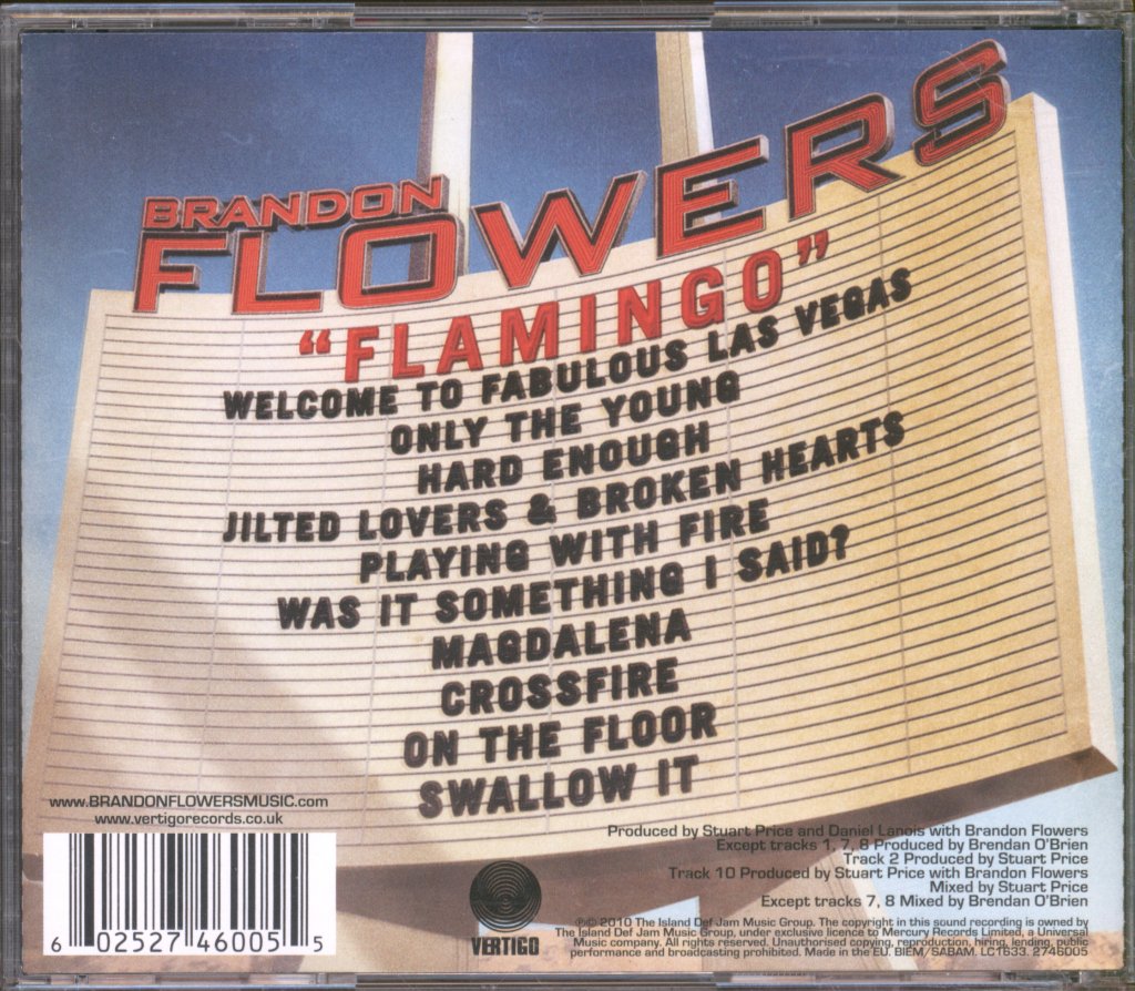 Brandon Flowers - Flamingo - Cd
