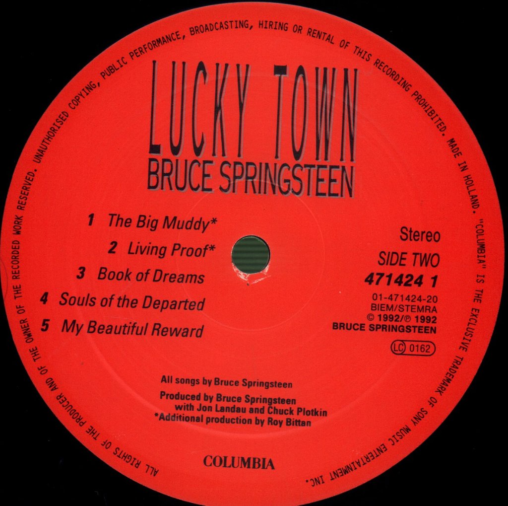 Bruce Springsteen - Lucky Town - Lp