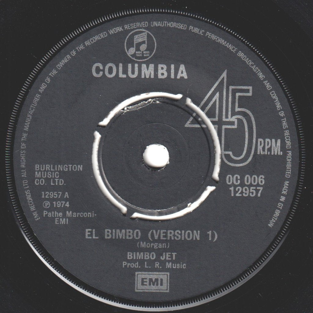 Bimbo Jet - El Bimbo - 7 Inch