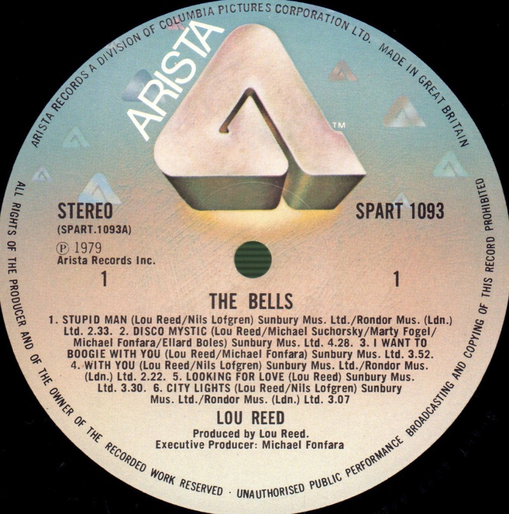 Lou Reed - Bells - Lp