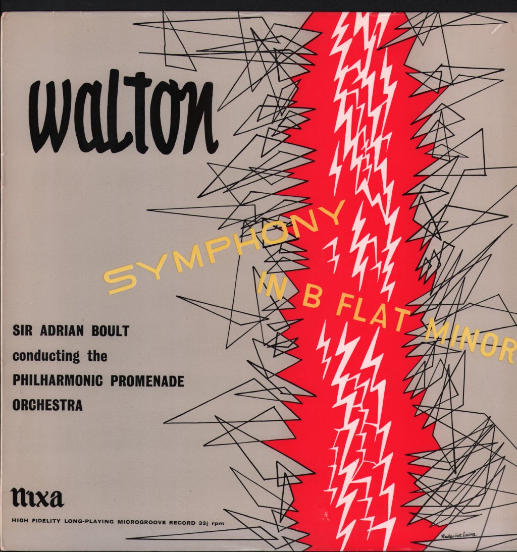Sir Adrian Boult / Philharmonic Promenade Orchestra - Symphony In B Flat Minor (1935) - Lp