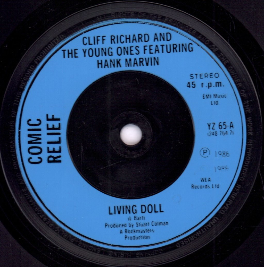 Hank Marvin - Living Doll - 7 Inch