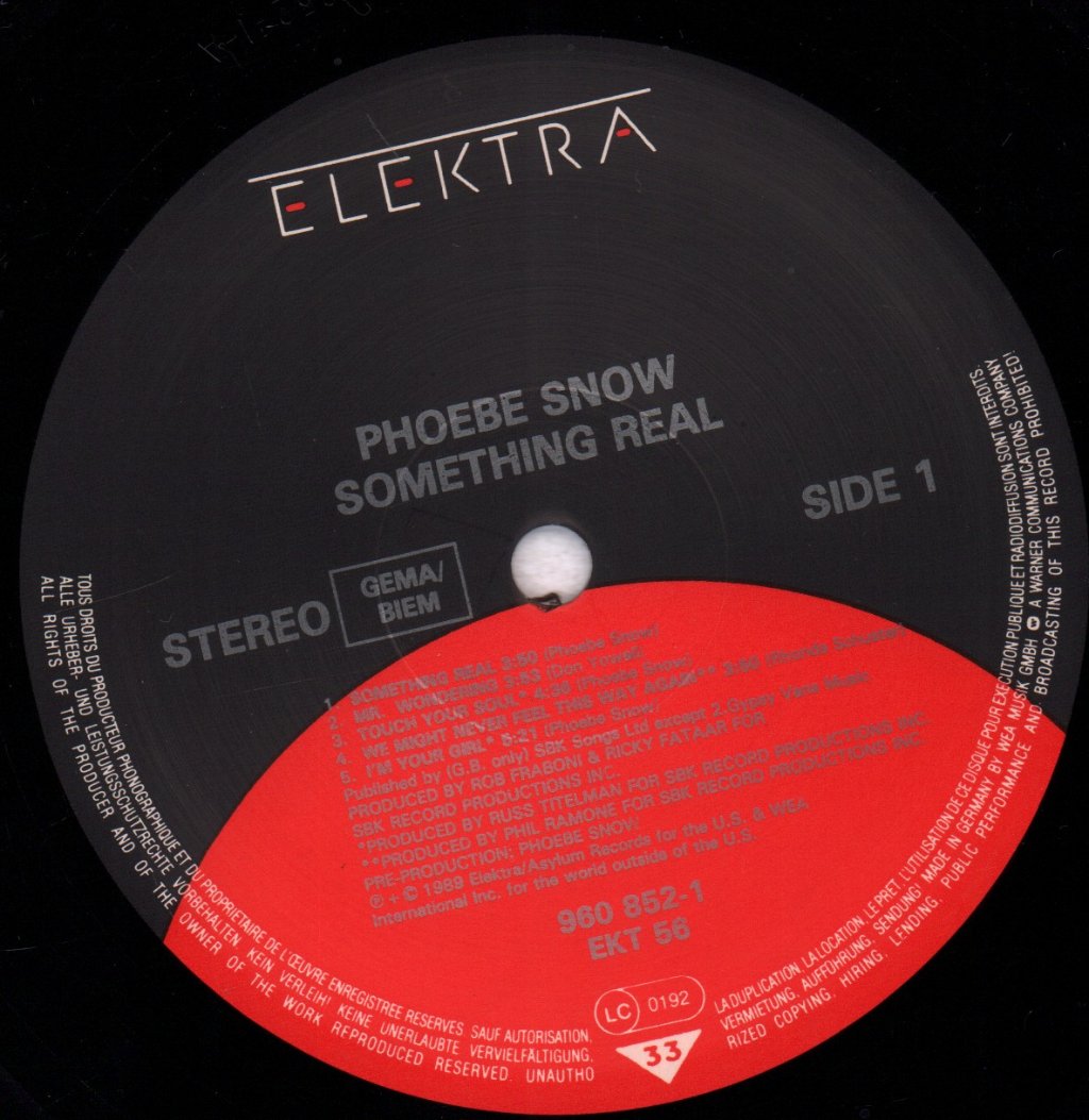 Phoebe Snow - Something Real - Lp