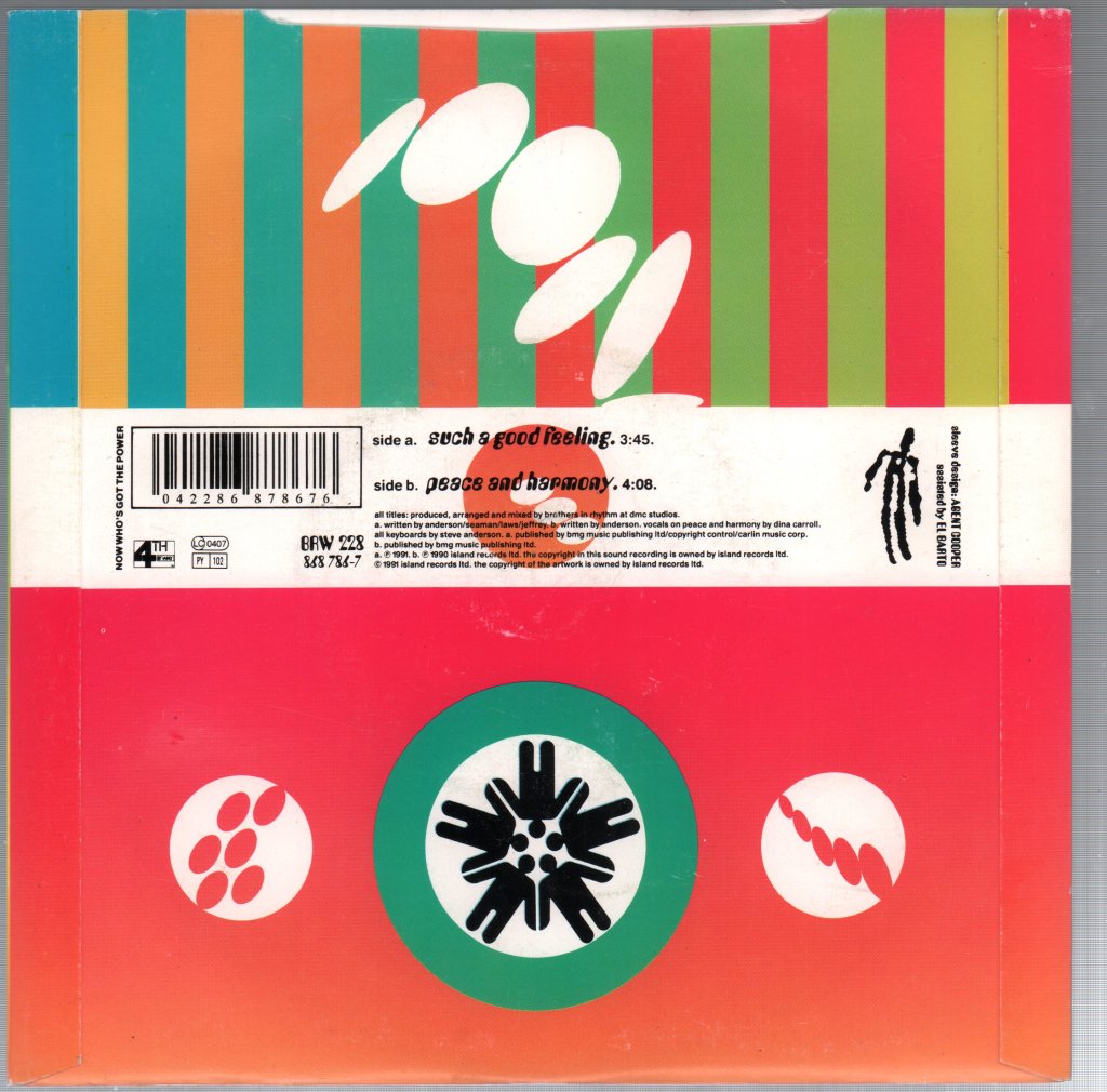 Brothers In Rhythm - Such A Good Feeling - 7 Inch