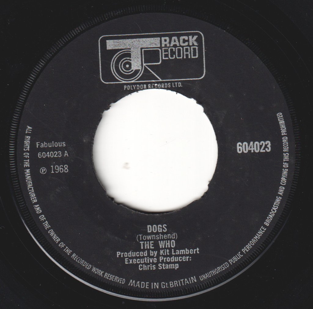 Who - Dogs - 7 Inch