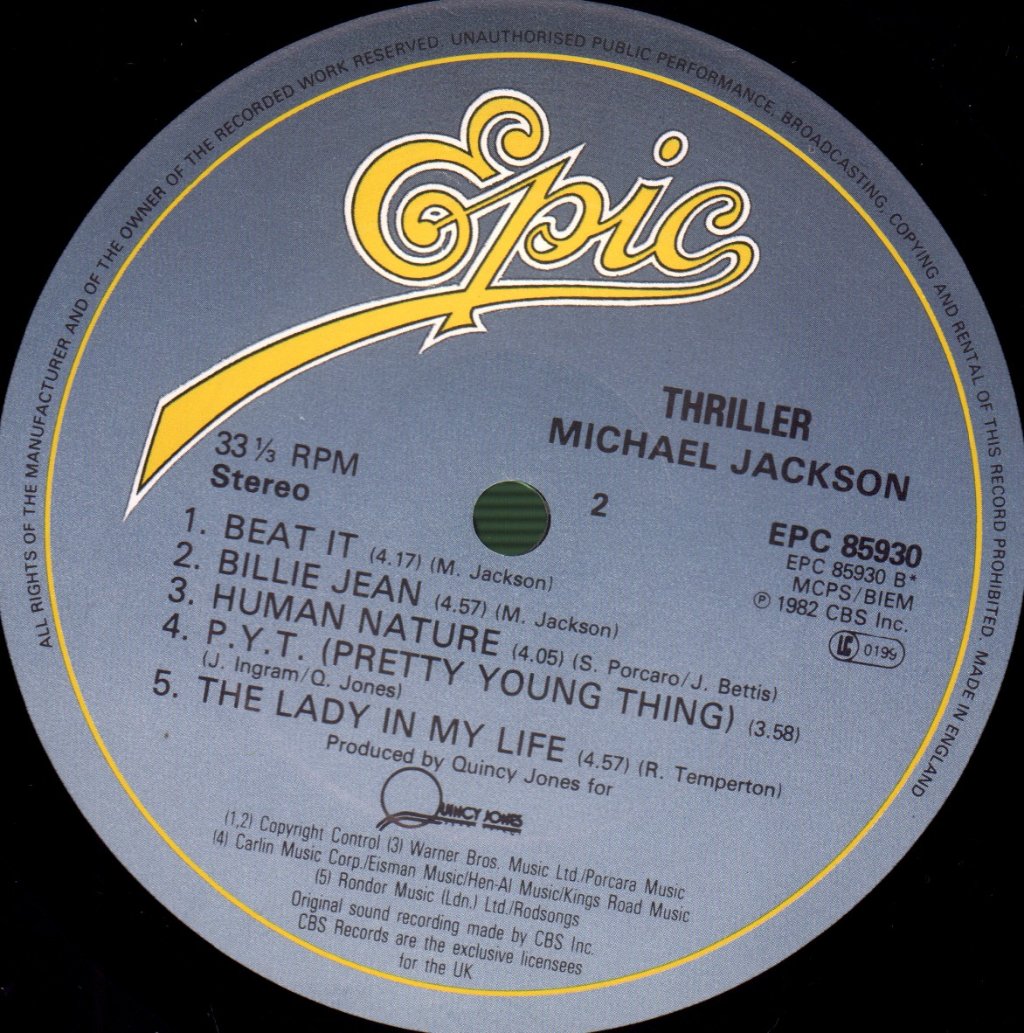 Michael Jackson - Thriller - Lp