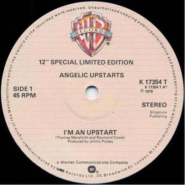 Angelic Upstarts - I'm An Upstart - 12 Inch