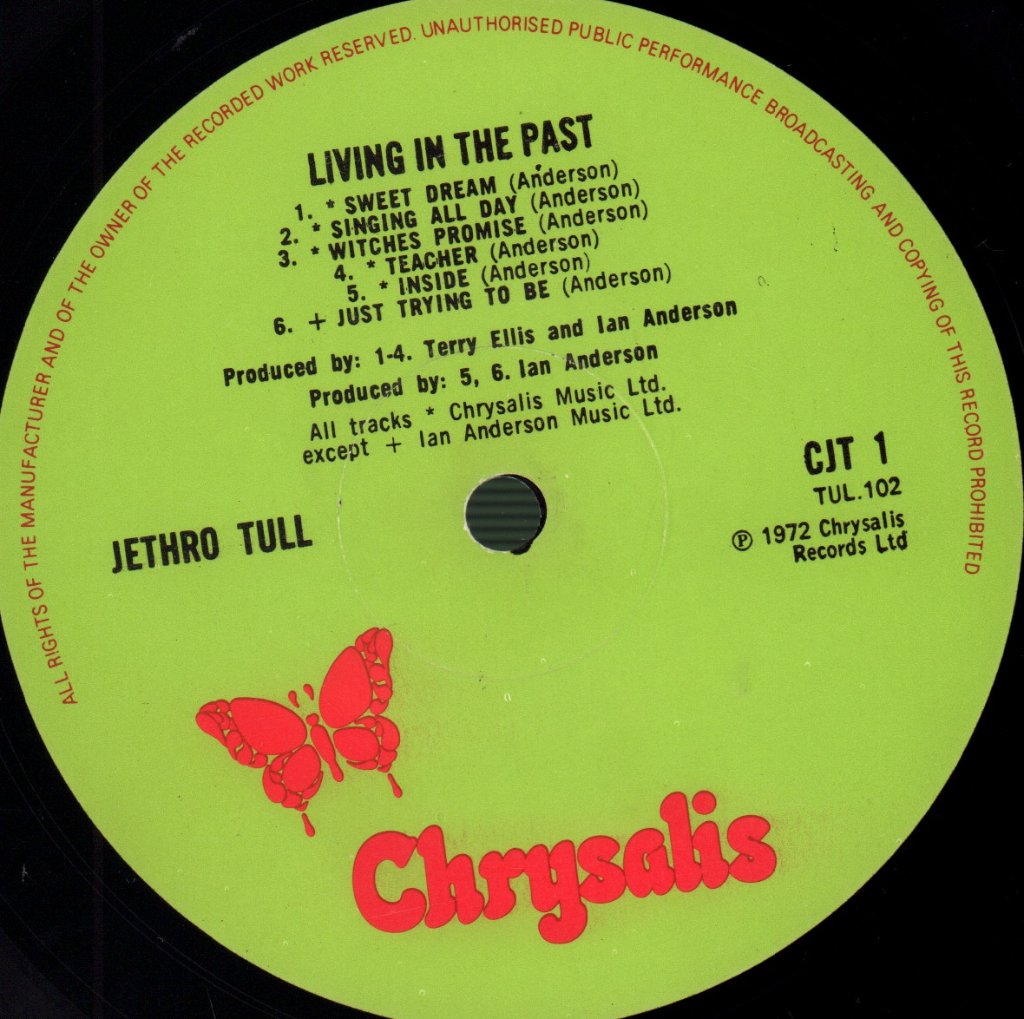 Jethro Tull - Living In The Past - Double Lp