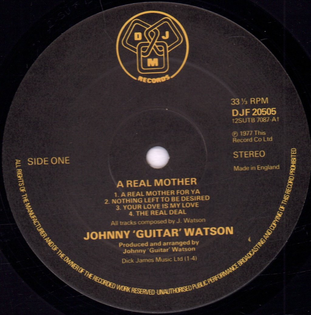 Johnny Guitar Watson - A Real Mother - Lp