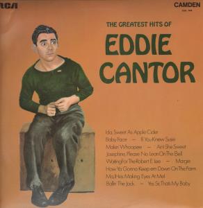 Eddie Cantor - Greatest Hits Of - Lp