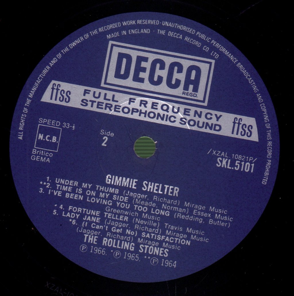 Rolling Stones - Gimme Shelter - Lp