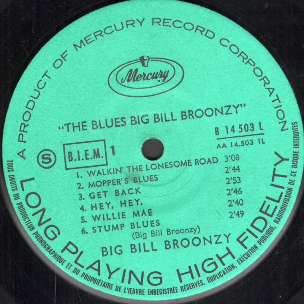Big Bill Broonzy - Blues - Lp