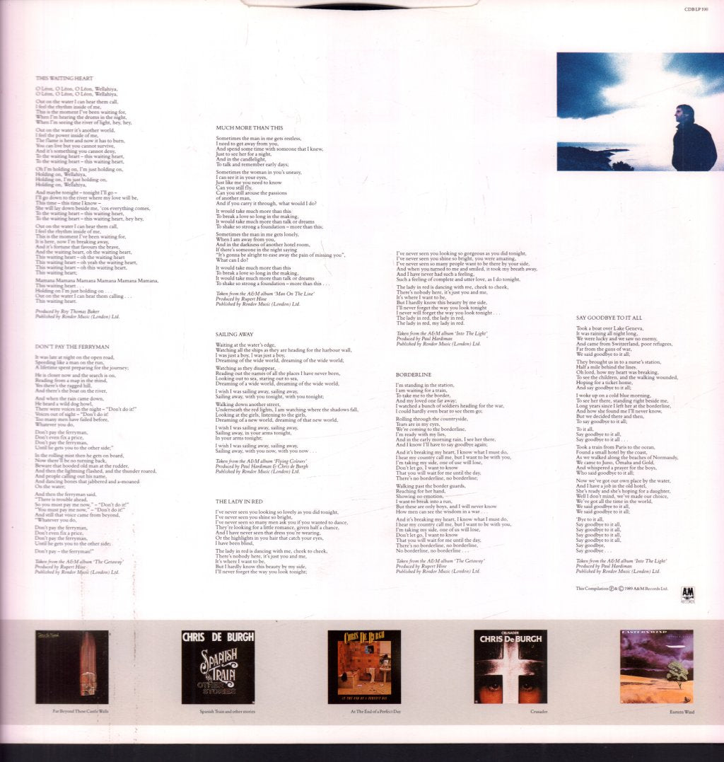 Chris De Burgh - Spark To A Flame - Lp