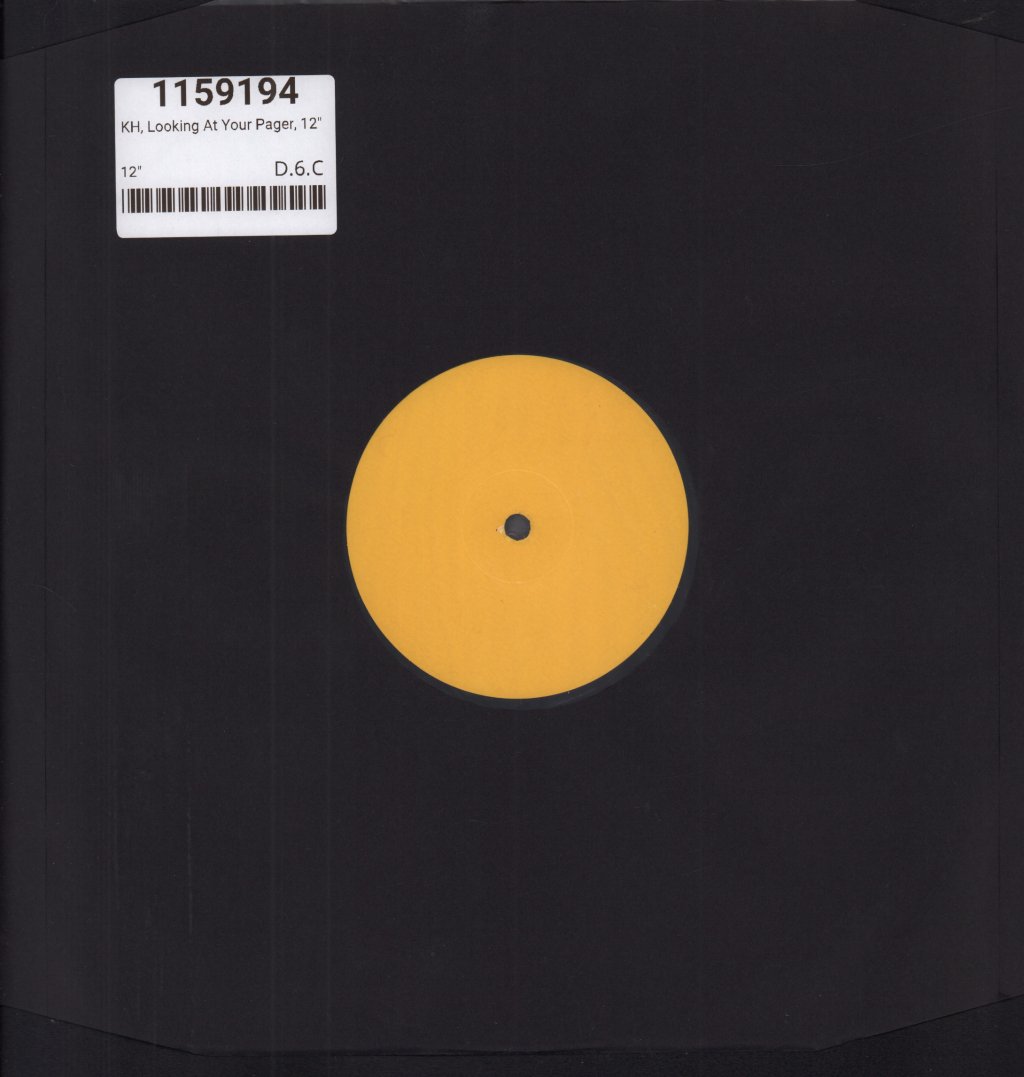 KH Kieran Hebden - Looking At Your Pager - 12 Inch
