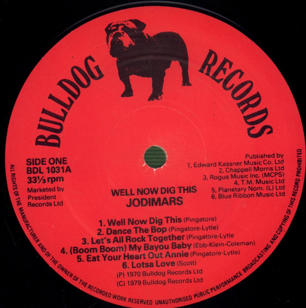 Jodimars - Well Now Dig This - Lp