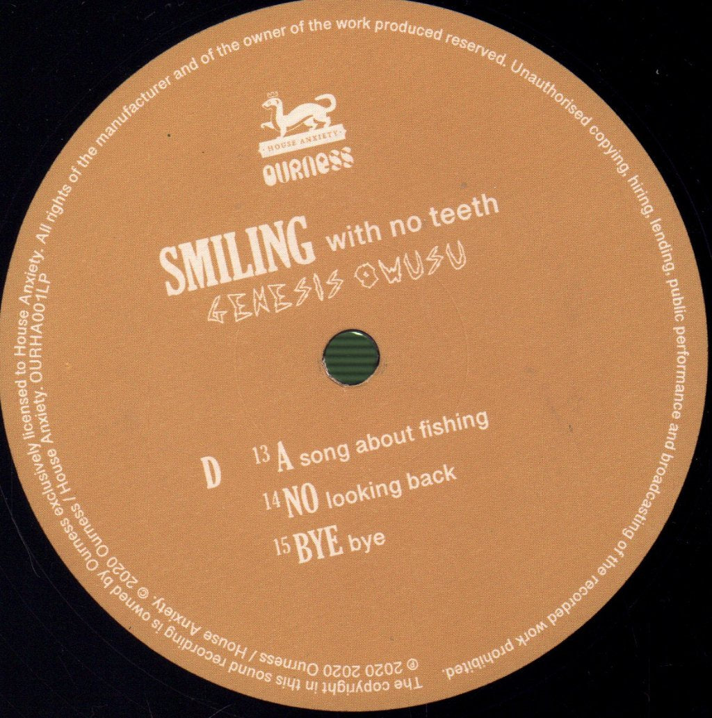 Genesis Owusu - Smiling With No Teeth - Double Lp