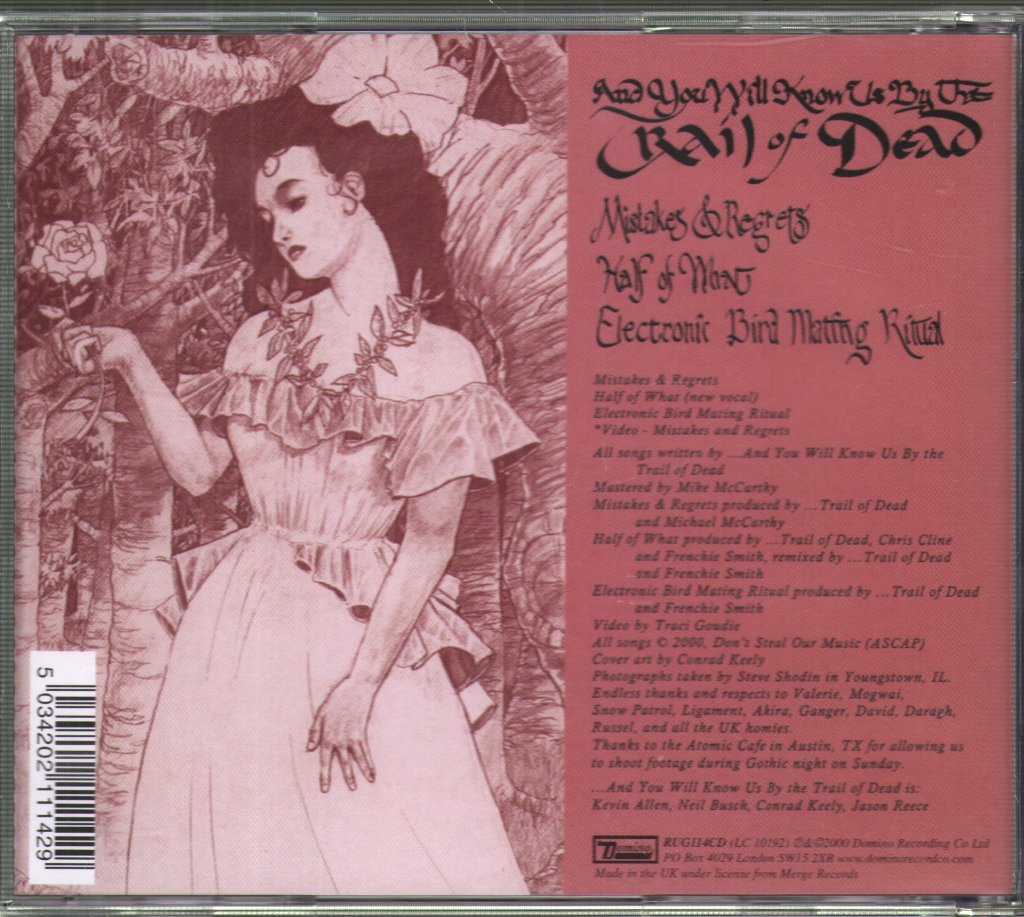 ...And You Will Know Us By The Trail Of Dead - Mistakes & Regrets - Cd
