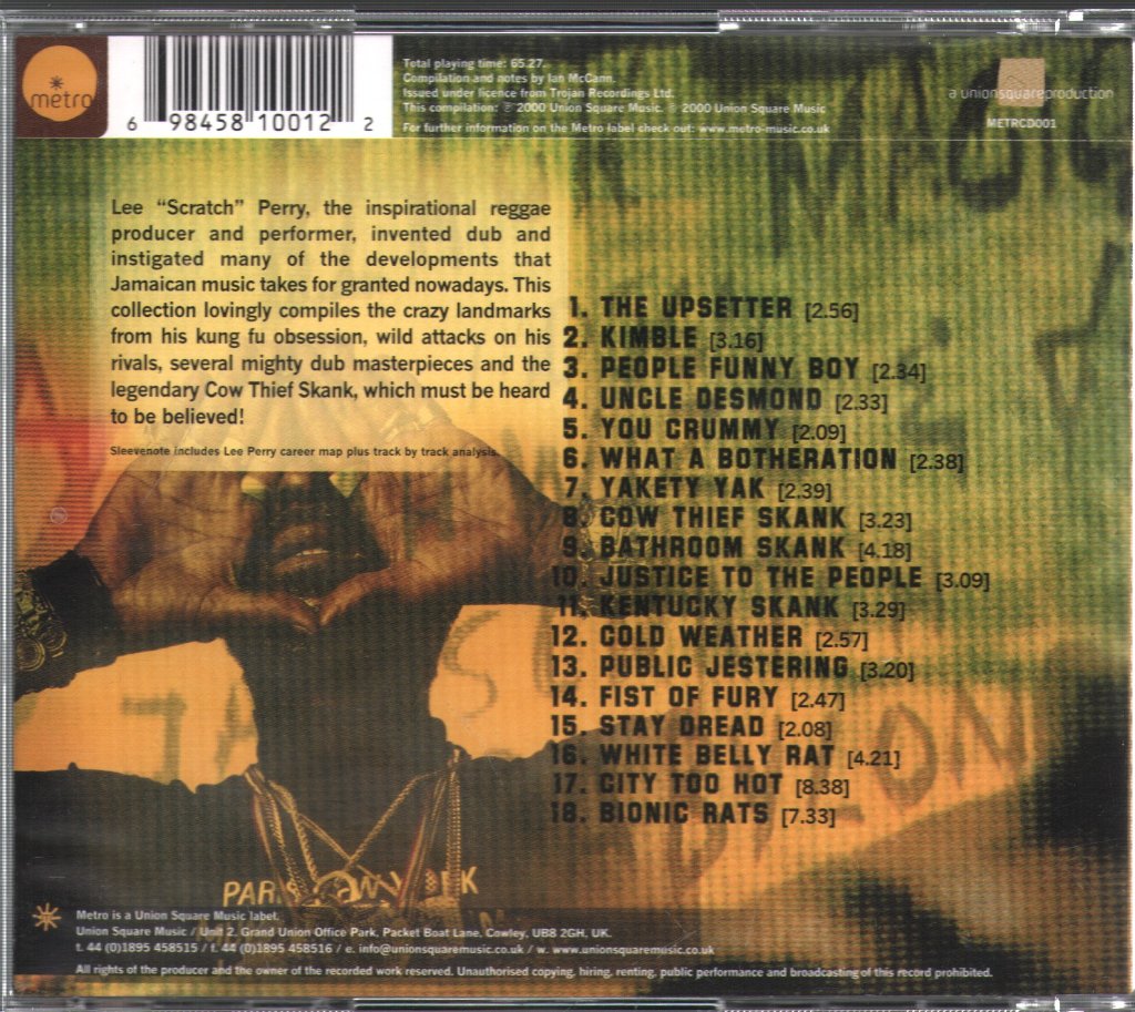 Lee Perry - Essential Madness From The Scratch Files - Cd
