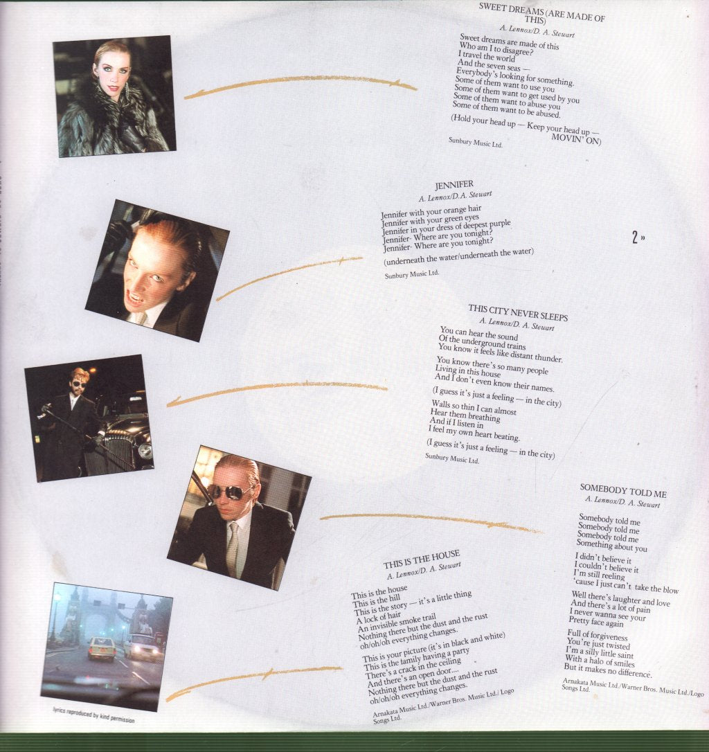 Eurythmics - Sweet Dreams (Are Made Of This) - Lp