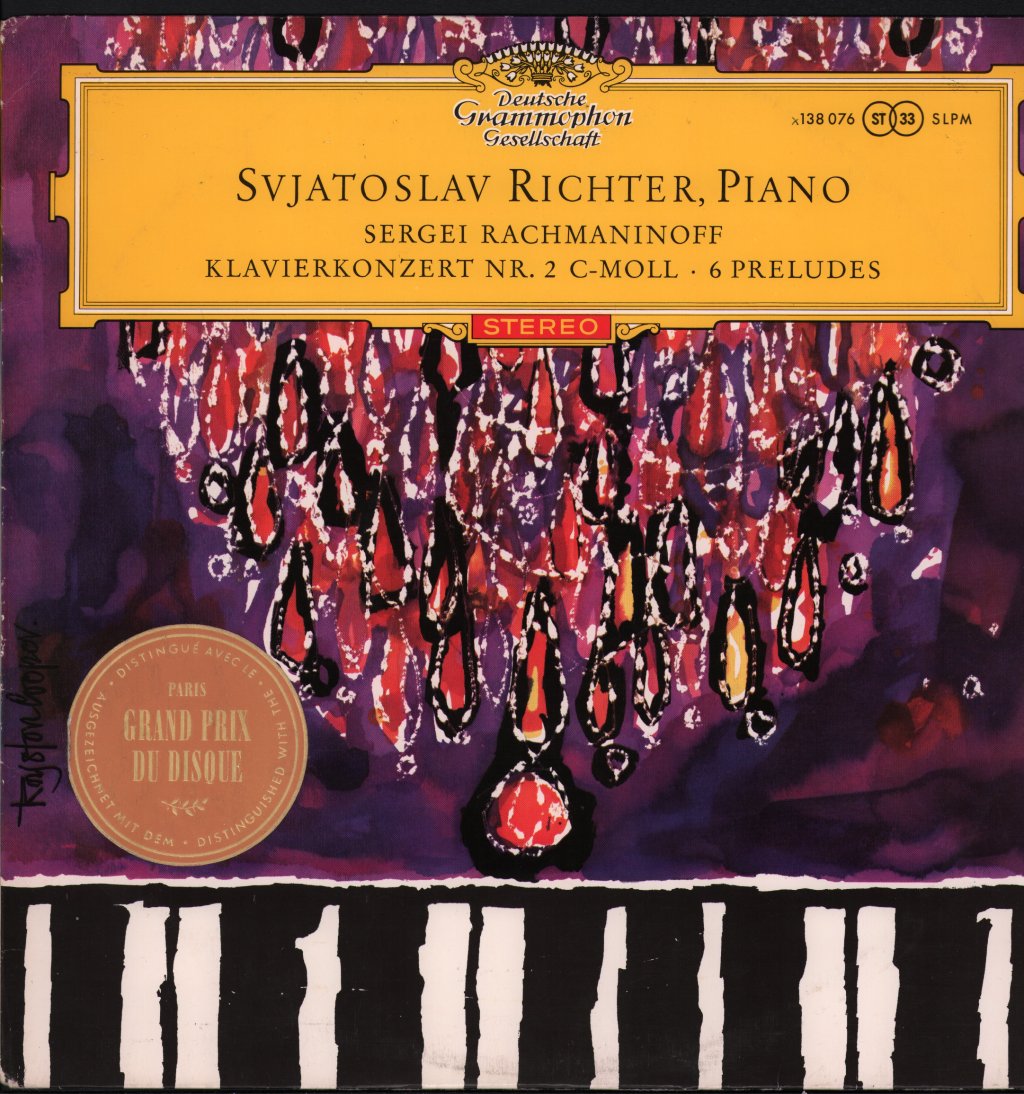 Svjatoslav Richter - Rachmaninoff - Klavierkonzert Nr.2 In C-Moll - Lp