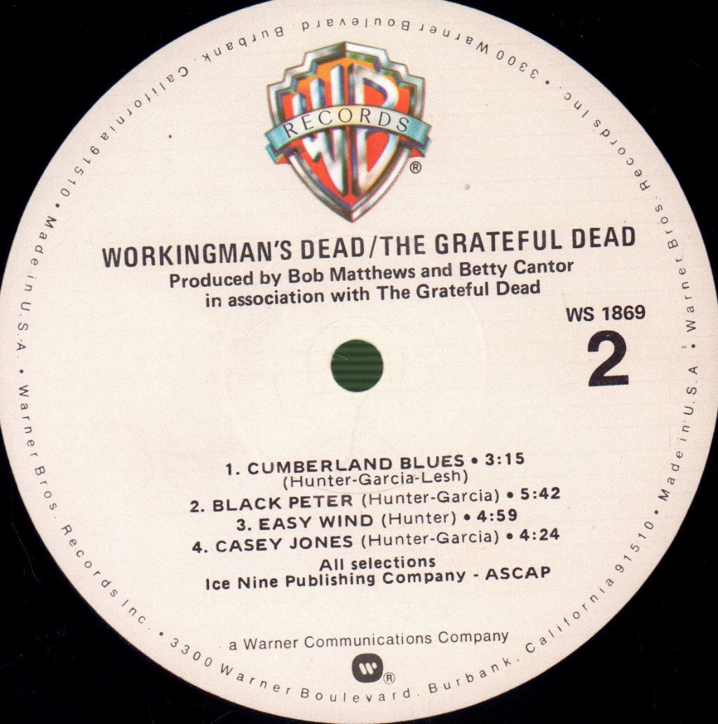 Grateful Dead - Workingman's Dead - Lp