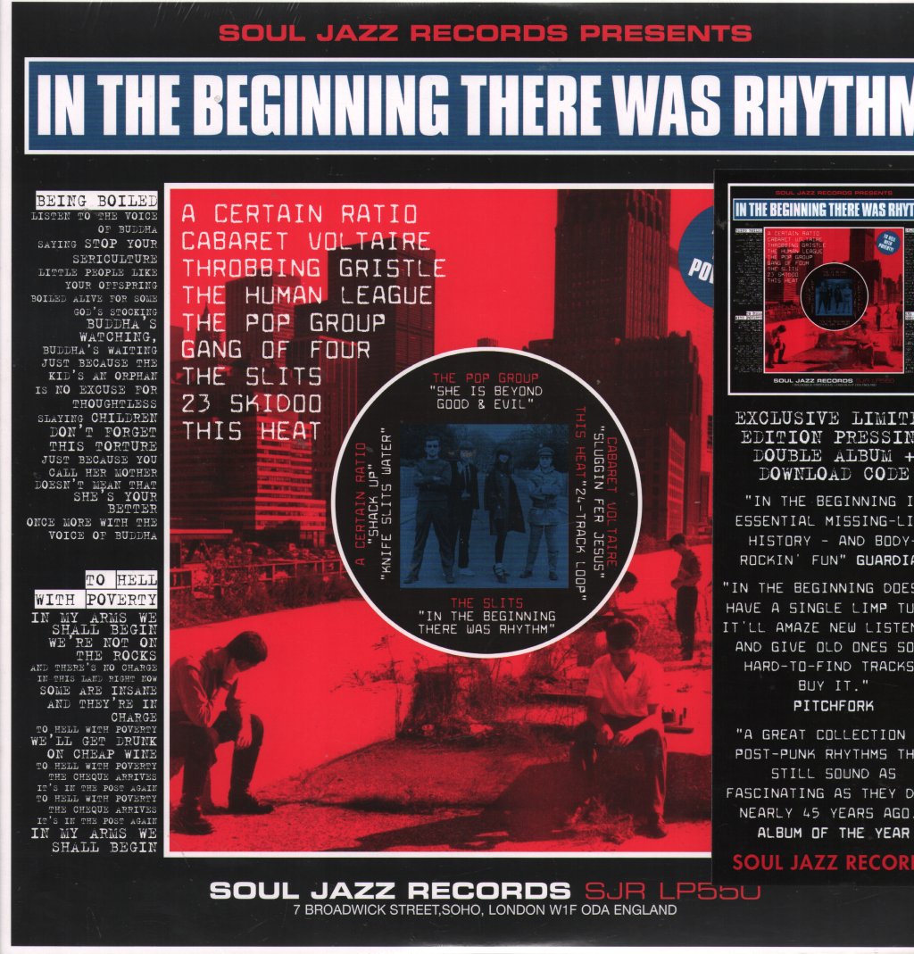 Various Artists - In The Beginning There Was Rhythm - Double Lp