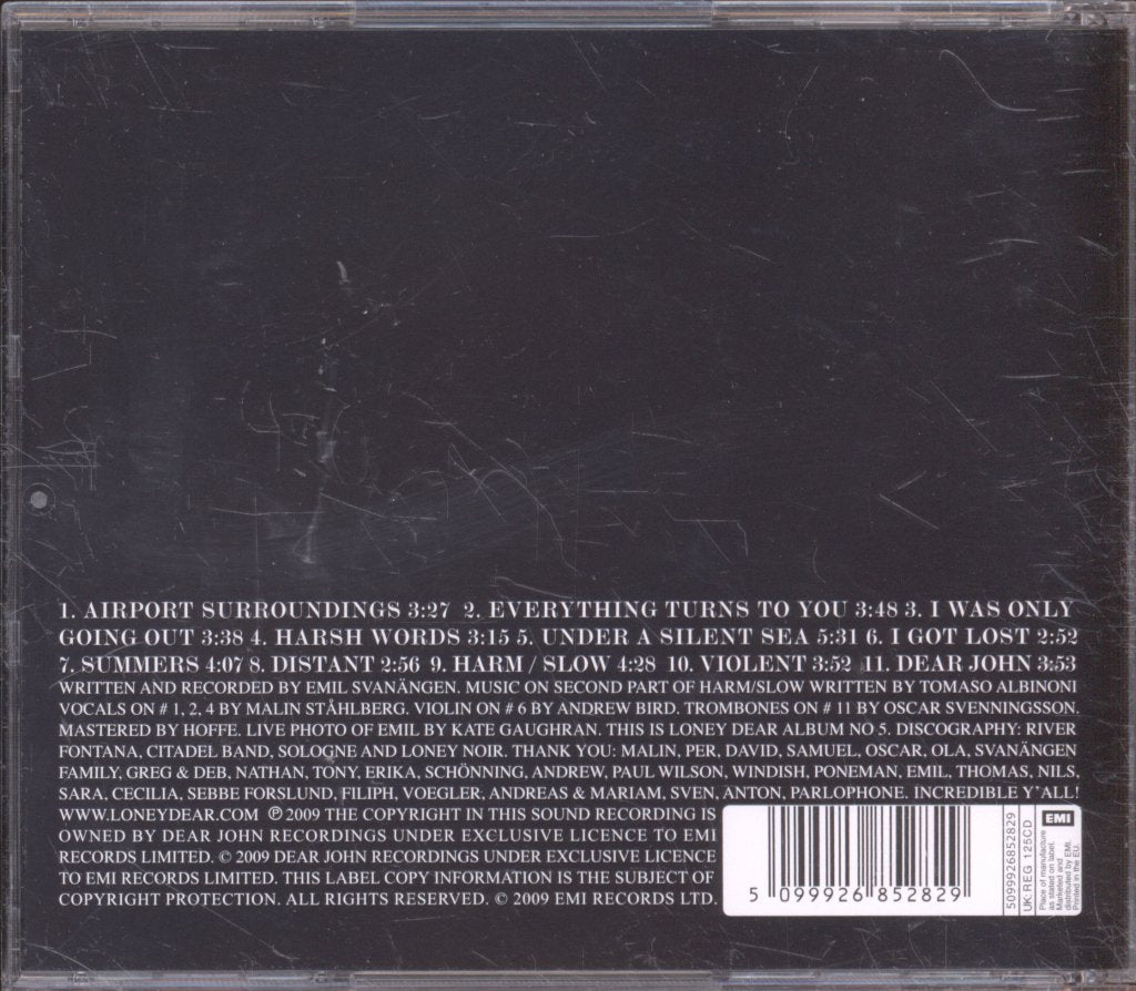 Loney Dear - Dear John - Cd