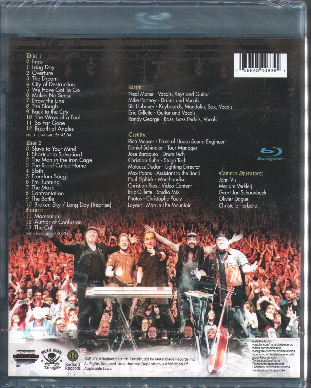 Neal Morse Band - Similitude Of A Dream - Blu-Ray