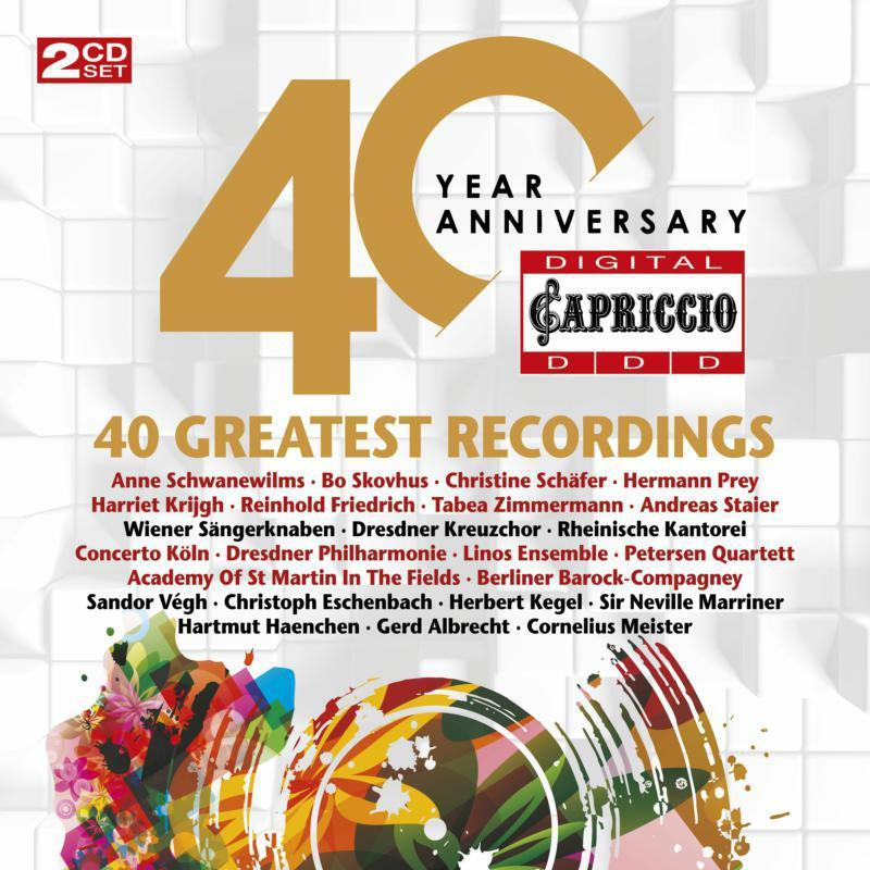 Various Artists - 40 Greatest Recordings For Capriccio's 40 Year Anniversary - Double Cd