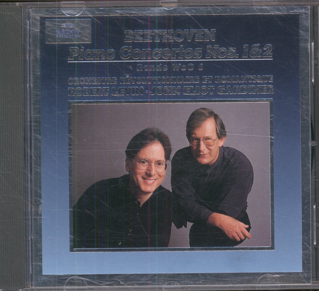 Robert Levin · Orchestre Révolutionnaire Et Romantique · John Eliot Gardiner - Piano Concertos Nos. 1&2 - Rondo WoO 6 - Cd